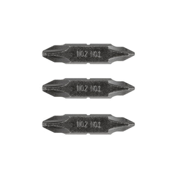 #1 & #2 Phillips Screwdriver Bits 3 Pack