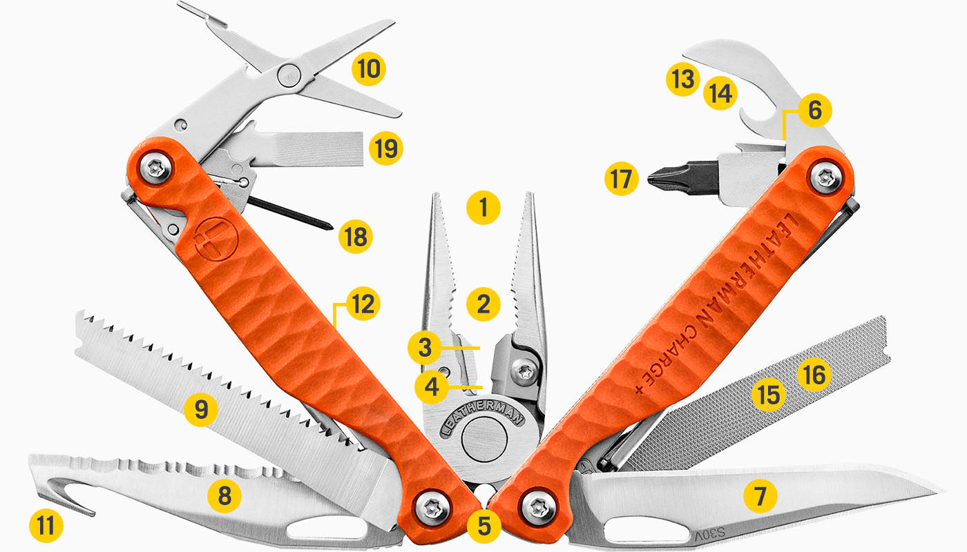 Leatherman Charge®+ G10 Orange | Multi Tool | 19 Tools | Engravable | 25  Year Warranty – Leatherman Tools